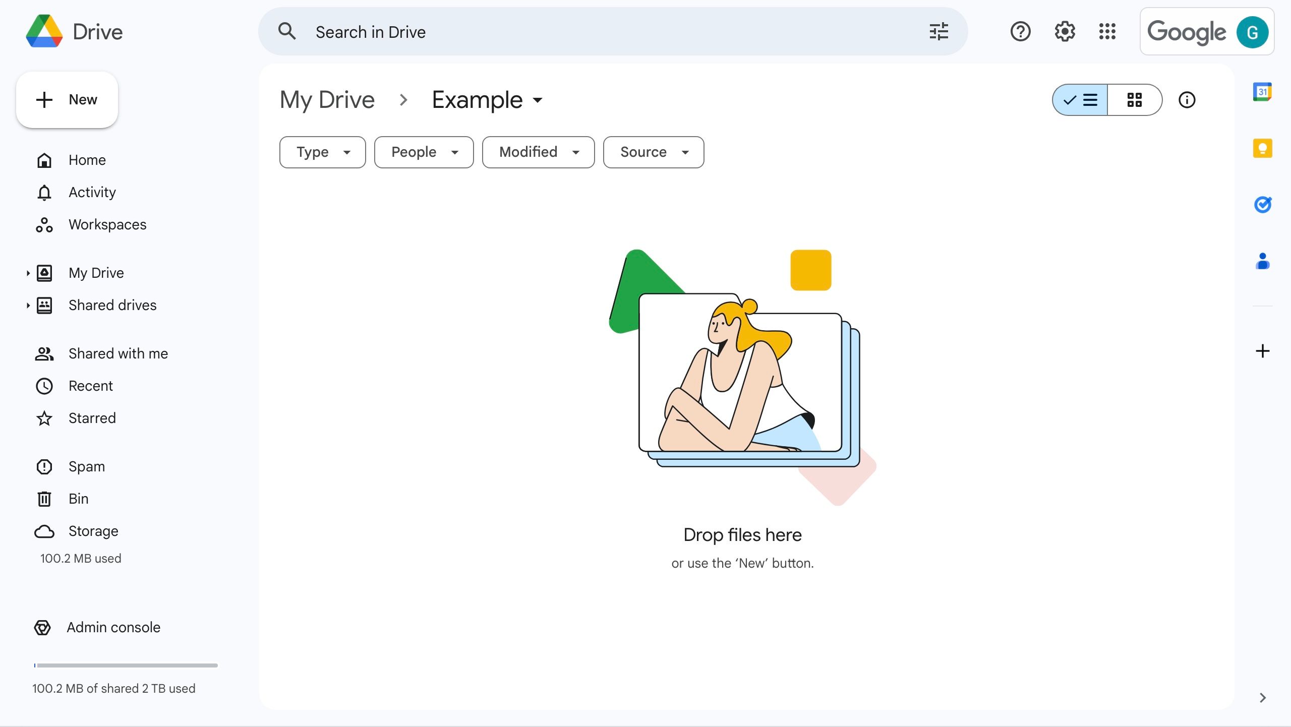Open Google Drive