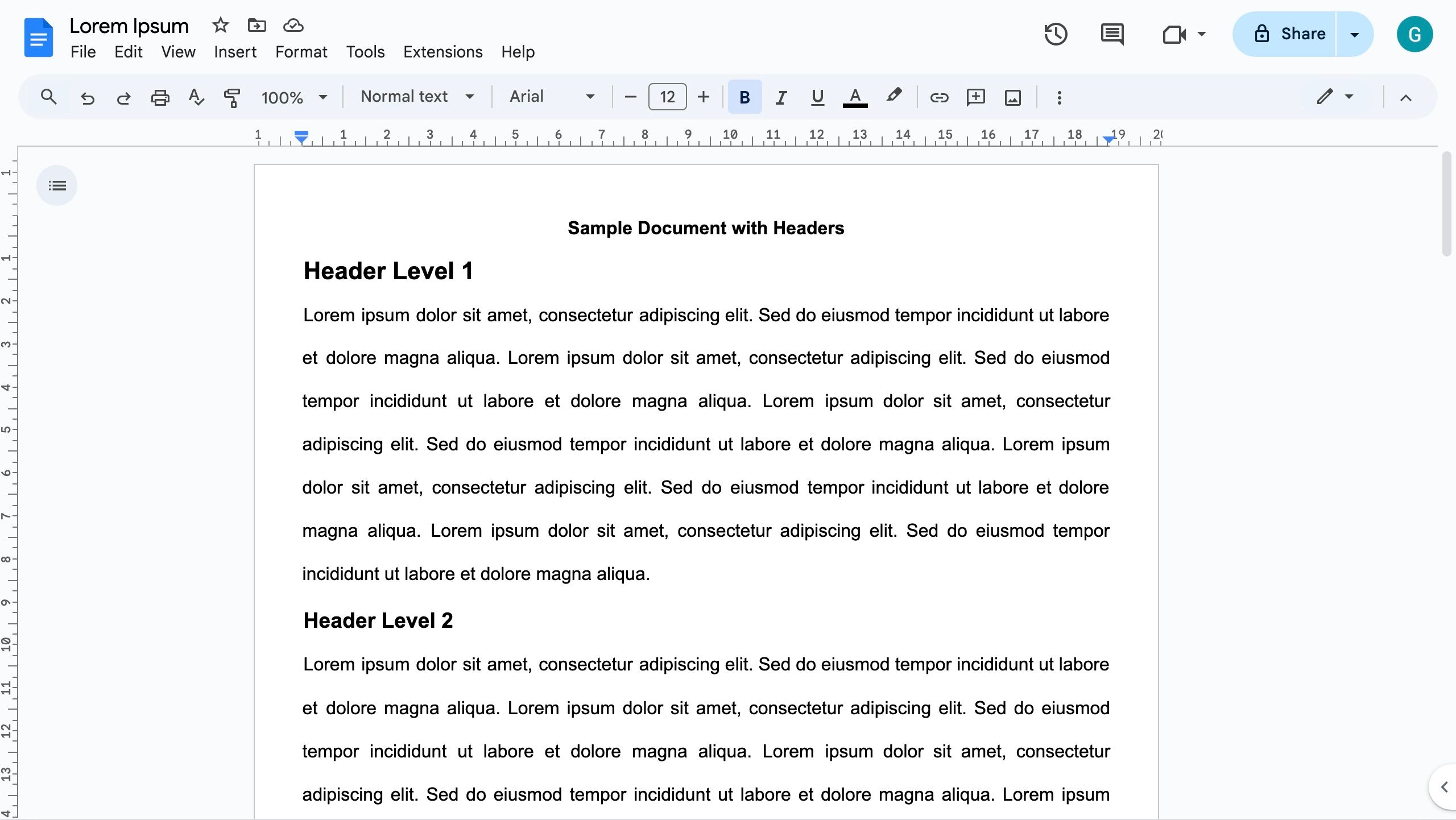 PDF File in Google Docs